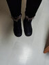 莱然雪地靴牛皮女靴子厚底加绒毛毛靴东北棉靴百搭短靴2025冬季新款潮 黑色 37 实拍图