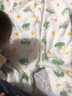 越贝乐 宝宝睡袋秋冬保暖法兰绒连体婴儿睡衣中大儿童分腿防踢被居家衣 单层法兰绒小青蛙 M码(建议身高65-85cm) 实拍图