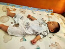 贝肽斯婴儿衣服夏季薄款连体衣短袖竹棉纱布新生婴儿哈衣爬服 太空旅行【50s竹棉 柔滑升级】 90cm 实拍图