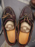 添柏岚（Timberland）官方男鞋船鞋乐福鞋牛皮手工缝制轻便偏小|25077 25077W/棕色 42 实拍图
