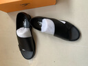 卡帝乐鳄鱼（CARTELO）夏季真皮凉鞋男头层牛皮凉皮鞋透气一脚蹬沙滩凉拖鞋9280 黑色 41 实拍图