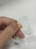 周六福5G工艺足金黄金戒指女生日礼物计价AW015716 12号 约1.63g  实拍图