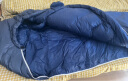 黑冰羽绒睡袋户外G400|G700|G1000|G1300鹅绒露营超轻睡袋可拼接情侣 新款蓝色G700(-5度)拒水羽绒 L-174身高以上 晒单实拍图