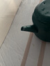 天生大器乌金石陶瓷茶盘整套家用茶具套装带电热烧水壶陶瓷茶壶茶杯茶台 枯山水茶盘+墨绿侧把壶茶具套装 规格88x42cm含智能电器烧水+配桶 实拍图
