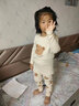 红豆儿童秋衣秋裤薄款内衣套装天然彩棉男女童抗菌除螨棉毛衫6016 110 实拍图