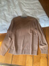 雅戈尔（YOUNGOR）羊毛衫男全绵羊毛羊毛衫舒适暖和厚度适中温暖舒适可内搭翻领衬衫 VYQW639994XYA驼色 M 100cm 实拍图