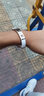 贵娇儿（GUIJIAOER）nba运动手环男篮球硅胶手环腕带篮球手链手环可调节球星运动手环不锈钢 【钢】詹皇白色款 实拍图
