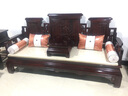 祥蕴阁红木家具印尼黑酸枝 (学名:阔叶黄檀）沙发实木家具明清古典客厅大卷书沙发组合 家具意向金，付清尾款后发货。 组合 实拍图