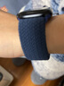 BHO适用苹果手表表带apple watch s10/ultra2/s9/se尼龙编织回环表带iwatch s8/7/6/5/4卡扣手表带 实拍图