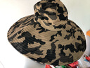 黛莎防晒帽男夏季户外大檐大头围遮阳防紫外线渔夫帽钓鱼太阳帽 卡其迷彩 实拍图