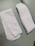纽菲奥纳 儿童袜子足球袜学生袜运动袜条纹长筒袜中筒袜演出长袜半筒腿袜 纯白色2双 不过膝（中号 身高130-150cm） 实拍图