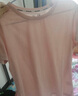 乔丹短袖T恤男子夏季冰感速干透气简约百搭运动上衣 薄纱粉花纱-女款 2XL 实拍图