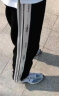 可口可乐（Coca-Cola）休闲裤男秋季宽松运动长裤直筒裤百搭男裤子潮流男装 黑色 XL 晒单实拍图