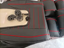 适用于2023款上汽大众全新朗逸自动满逸版1.5L全包汽车坐垫四季全包座套皮革耐磨座垫 黑红豪华版五座 实拍图