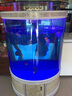 欧庭（OUTING）欧式半圆中型玻璃鱼缸水族箱形落地靠墙吧台客厅生态 欧式款 长+3CM 1米长+一键排污 实拍图