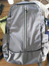 法德陆男士双肩包男韩版时尚潮流书包15.6英寸电脑双肩包大容量旅行背包 1905灰色小号 实拍图