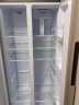 双鹿400升 冰箱双开门 双门冰箱对开门冰箱 电冰箱家用冰箱嵌入式一级能效风冷无霜超薄 BCD-400WSVYD 玫瑰金 实拍图