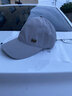 JEEP SPIRIT吉普夏季棒球帽男士运动帽子防晒网帽透气大头围速干帽薄款鸭舌帽 浅灰色 均码（56-59cm）可调节 实拍图