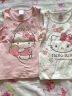 Hello Kitty女童背心棉薄款儿童宝宝夏季护肚打底无袖春秋季内穿外穿吊带衫 背心两件装 513021 110 适合105-115 实拍图