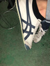 亚瑟士（asics）男鞋女鞋情侣26新款运动鞋GEL-CUMULUS 16时尚舒适透气缓震休闲鞋 黑色GEL-CUMULUS 16/缓震支撑 42 码/8.5/265mm 实拍图