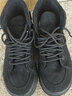 人本冬季高帮帆布鞋子女2024新款秋冬加绒二棉鞋女百搭小众黑色板鞋 黑色 39 实拍图