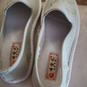 布舍元 女士绣花汉服鞋民族风千层底老北京布鞋女 230-1038 绿色 37  实拍图