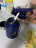 恩尔美（nRMEi）水杯大容量玻璃杯耐高温泡茶杯茶水分离1000ml男生运动防摔烫杯子 蓝【茶水分离+吸管直饮】 800ml 实拍图
