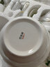 云鸿陶瓷碗碟套装108件家用陶瓷大号汤碗筷饭面碗盘创意个性轻奢餐具组合 108件百合(配汤古) 实拍图