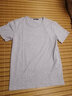 宾色短袖男t恤莫代尔纯色韩版夏季圆领休闲半袖体恤潮流修身打底衫 【圆领】灰色 XL 【130-150斤】 实拍图