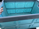 汽车后备箱储物箱折叠车载收纳箱车内后尾箱整理箱多功能置物储藏箱防水防滑收纳盒杂物箱 蓝色（大号55升） 实拍图