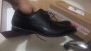 奥尔彼 皮鞋男尖头透气英伦韩版潮流正装鞋新郎婚礼软皮软底商务休闲鞋 黑色 无侧孔款 43 实拍图