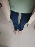 betu百图女装秋季牛仔裤高腰裤子大长腿喇叭牛仔裤女2208T72 深牛仔蓝 M 实拍图
