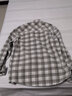 歌世爵歌世爵 春秋季新款男士衬衣休闲宽松舒适灯芯绒色织格子加厚衬衫 白色 XL 实拍图