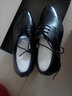 奥康官方男鞋 圆头系带英伦商务正装皮鞋真皮舒适德比鞋大码工作鞋 黑色 1243111090 42 260mm 实拍图