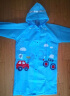 欣沁 儿童雨衣EVA带书包位学生背包防雨罩大帽檐小孩雨披 XXL码 蓝色 实拍图