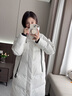 波司登（BOSIDENG）【反季】冬季探索阿勒泰羽绒服男女同款情侣中长款连帽新国标外套 【卡码拍大】云朵白8211 S 160/84A 体重约110-130斤 实拍图