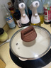 cookerbene不锈钢锅盖家用炒菜锅盖子炒锅可视锅盖通用透明玻璃盖 玻璃盖(带木纹盖珠) 20cm 实拍图