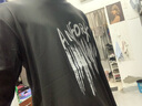 嘉晔（JIAYE）夏季短袖T恤胖加肥加大男装特肥特大码胖子衣服300斤半袖上衣潮 T938黑色 XL 实拍图