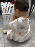 贝肽斯婴儿连体衣夏季短袖连体衣竹棉纱布新生婴儿哈衣爬服 海之微笑 80cm 实拍图