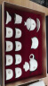 聚均阁羊脂玉白瓷描金功夫茶具套装景德镇陶瓷茶盘茶壶盖碗茶杯礼品套装 12头如意壶套组-含盖碗 实拍图