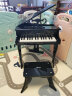 Hape儿童钢琴玩具音乐电子电钢琴仿真木质模拟钢琴音乐男女孩生日礼物 30键黑色钢琴 E0320 实拍图