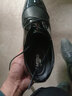 卡帝乐鳄鱼（CARTELO）男鞋商务正装鞋职场低帮潮流系带皮鞋子男1057 黑色 44 实拍图