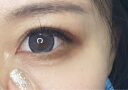 Merry dolly美瞳年抛 彩色近视隐形眼镜男女混血自然水润 魅瞳 2片装 Obsidian黑-芭比混血瞳 200度 实拍图