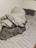 南极人NanJiren 亲肤四件套 双人床上用品水洗磨毛简约被套200*230cm床单枕套床上家纺家用 1.5米床 实拍图