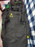 围裙定制logo印字咖啡师餐饮奶茶店背带式防水防油上班工作服女男棉布夏天透气家用厨房时尚做饭围腰订做 宽肩带酒红色防水款 实拍图