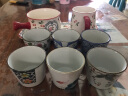 川岛屋 日式和风釉下彩手绘陶瓷茶杯直身杯咖啡杯早餐杯子B-56 粉色樱花 实拍图
