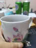 千红窑釉下彩中式手绘陶瓷办公杯带盖会议水杯家用定制礼品醴陵瓷器 荷花老板杯 实拍图