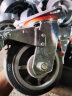 海斯迪克 gnjz-106 中型低噪脚轮 碳钢轴承滚轮 耐磨减震手推车轮子轱辘 5寸万向轮【蓝/灰颜色随机】 实拍图