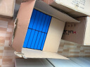 华杰 A4档案盒文件盒加厚型大号88mm文件盒68mmPVC纸板资料盒磁扣文件收纳盒办公用品 小号48mm（无夹 28个/箱）天蓝HT802 晒单实拍图