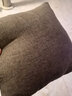 居八佰纯色亚麻沙发抱枕样板房靠垫客厅床头民宿靠枕套现代简约腰枕 咖啡色（加厚素色亚麻） 45*45cm抱枕套+枕芯 实拍图